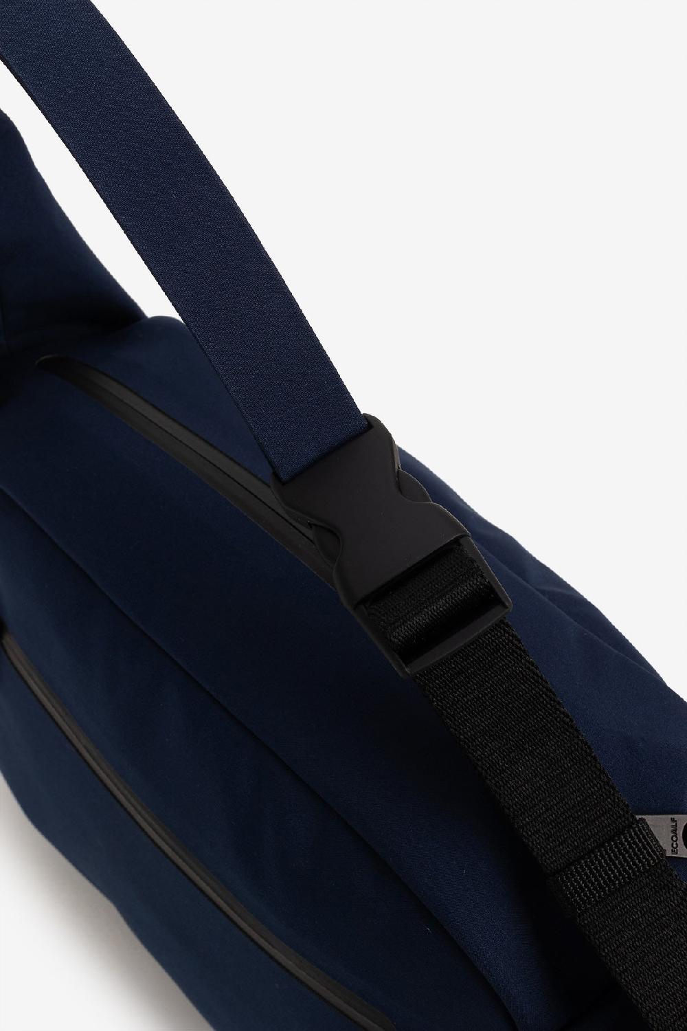 Ecoalf NAVY BLUE BONDED HOBO BAG Tienda