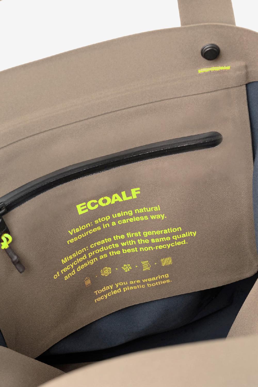 Ecoalf BROWN BONDED SHOPPER L Liquidación