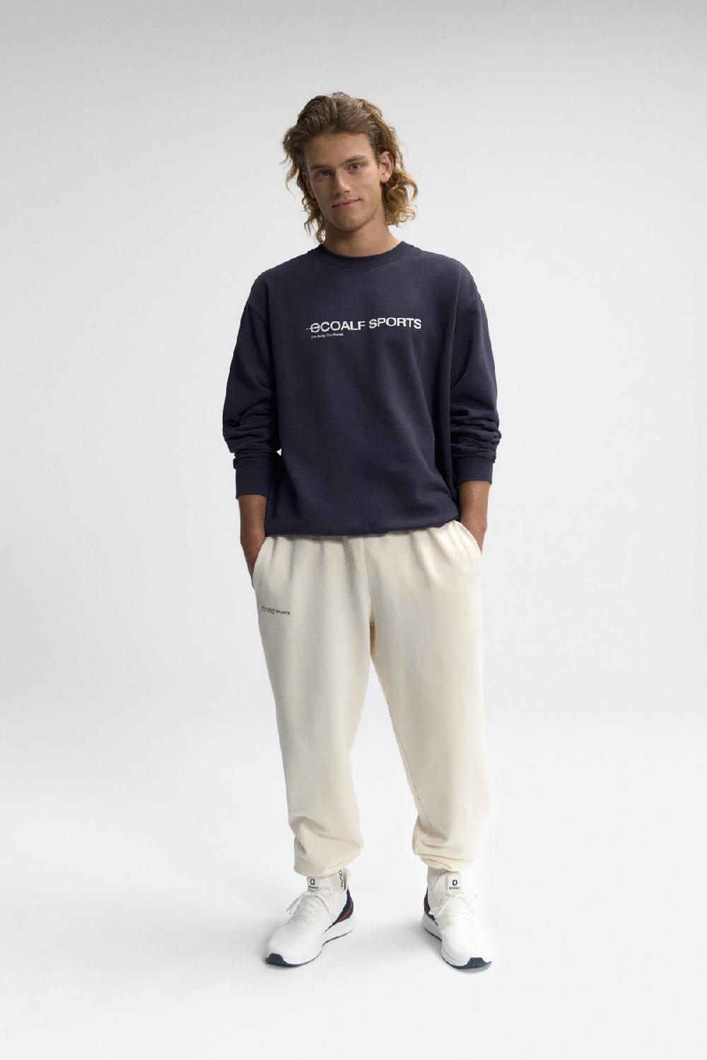 Ecoalf CALIFORNIA UNISEX PANTS WHITE Oferta especial de fábrica