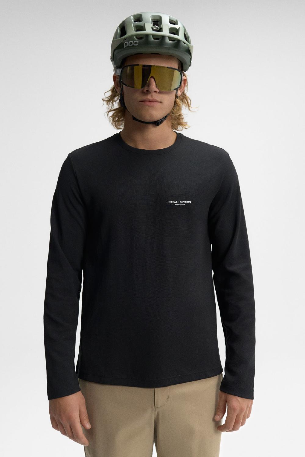 Ecoalf VAL EXPLORER LONG SLEEVE T-SHIRT UNISEX BLACK Ahorra y exporta