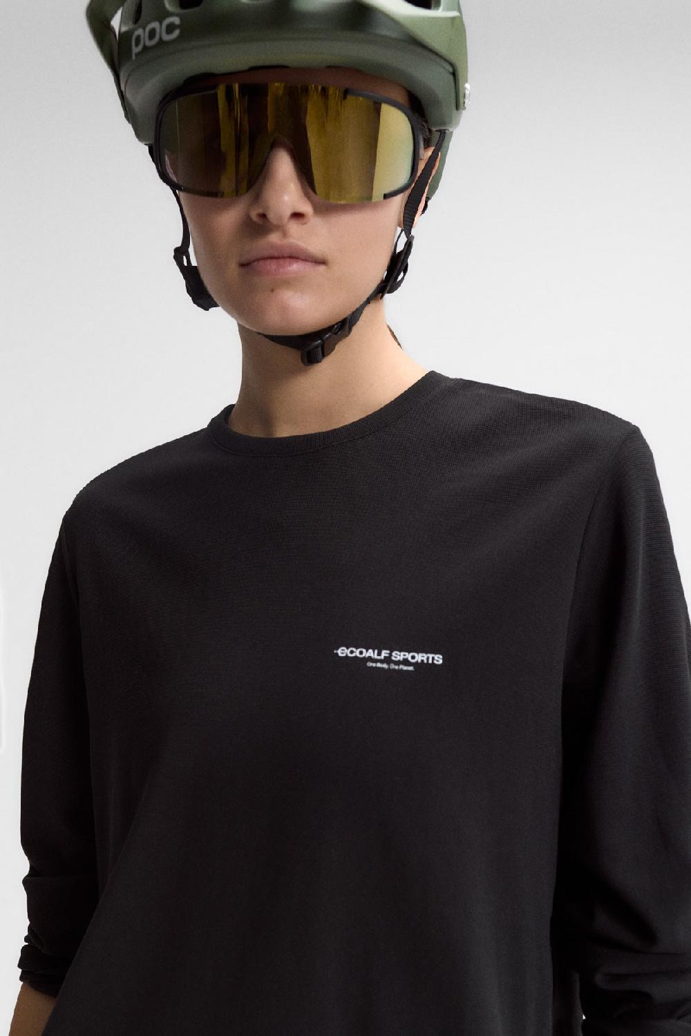 Ecoalf VAL EXPLORER LONG SLEEVE T-SHIRT UNISEX BLACK Ahorra y exporta