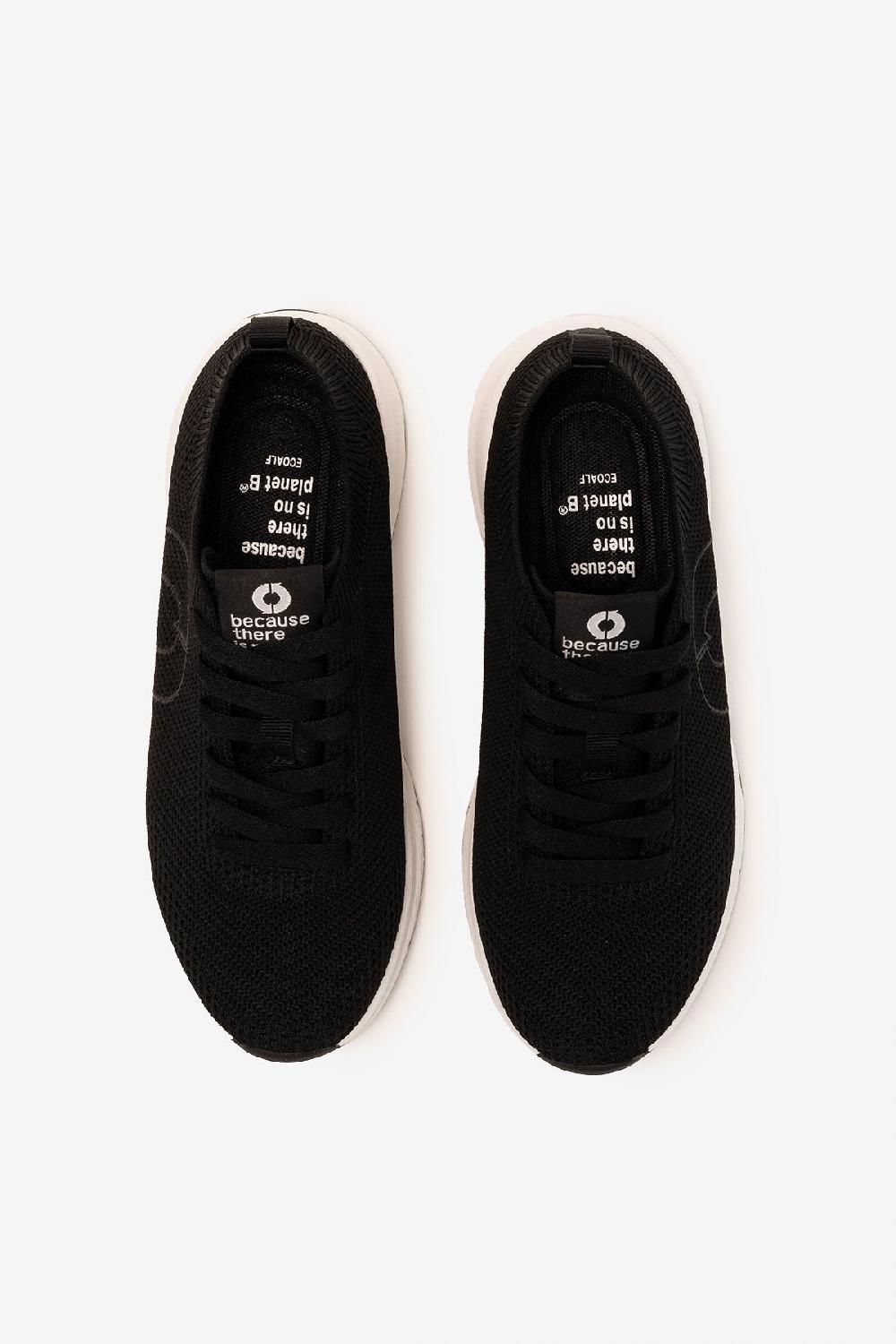 Ecoalf BLACK CONDE KNITTED TRAINERS Tienda