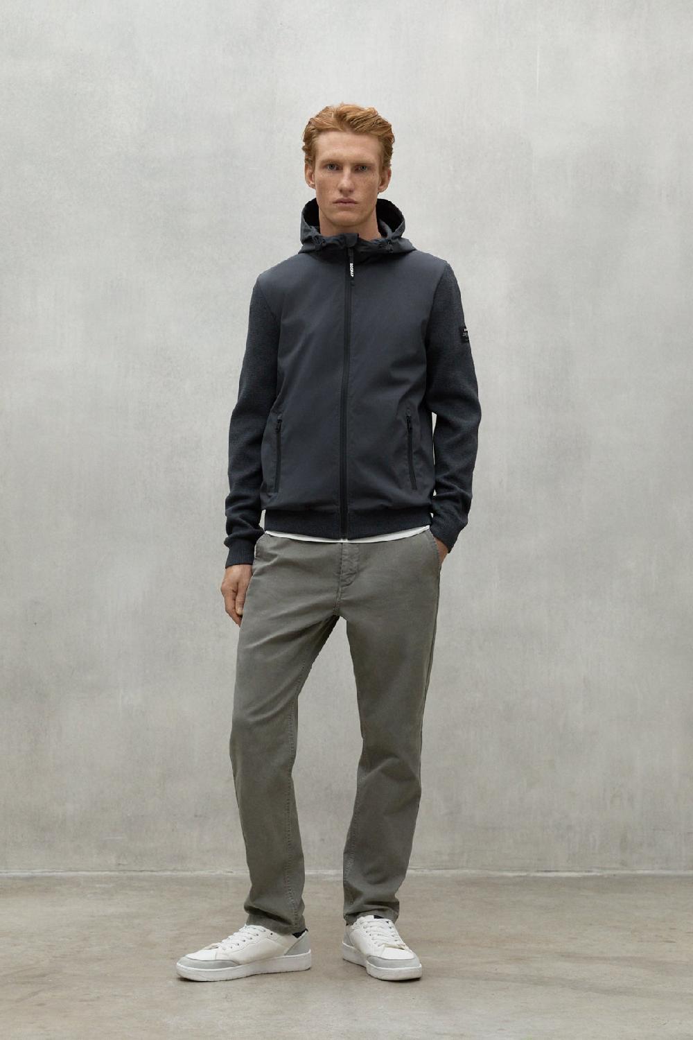 Ecoalf DARK GREY PETRUS JACKET Precio de fábrica