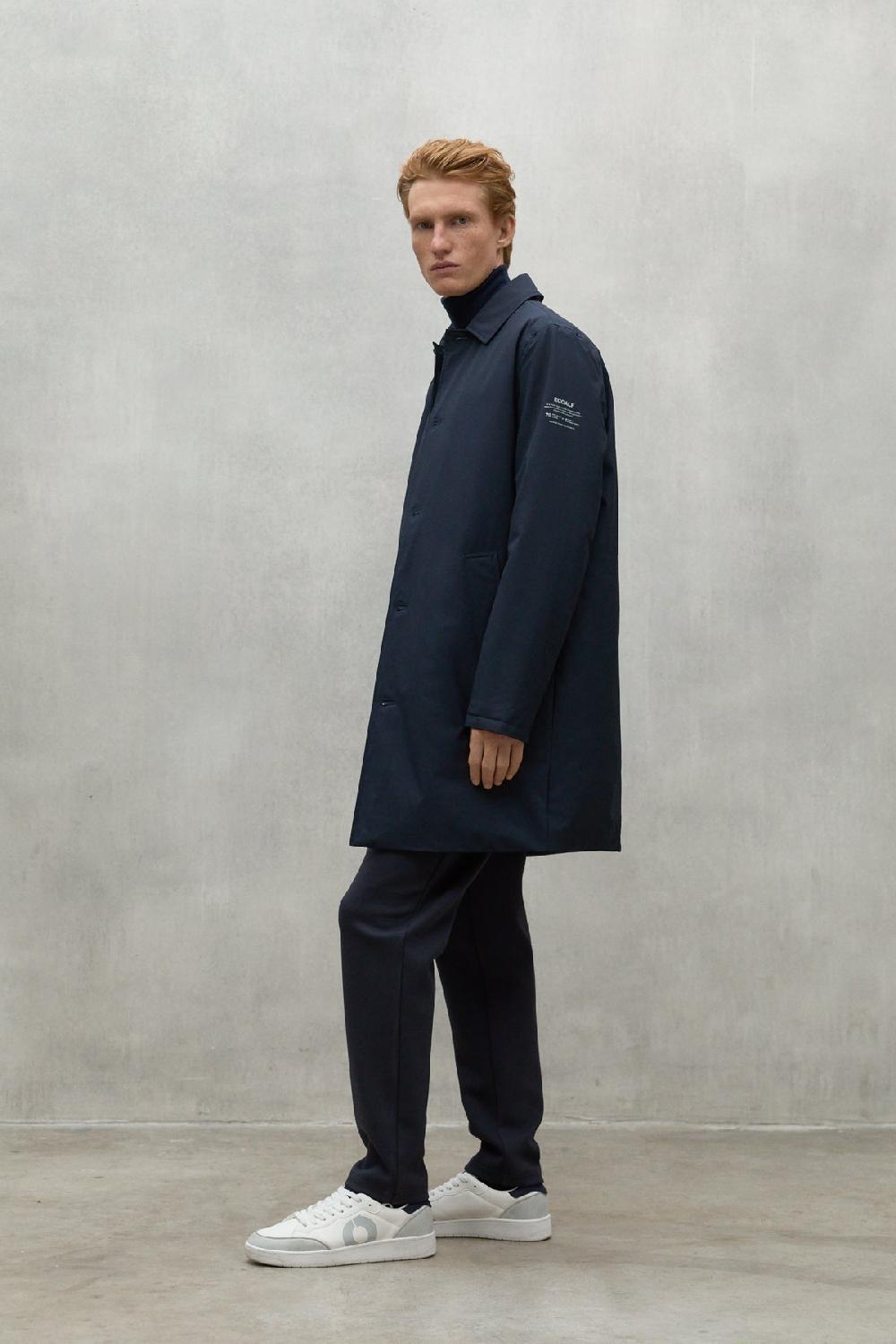 Ecoalf NAVY BLUE HAMPSHIRE COAT Promoción trimestral