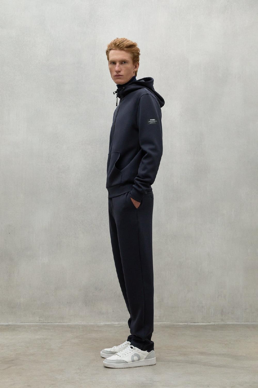 Ecoalf NAVY BLUE ETHICA TROUSERS Grandes descuentos