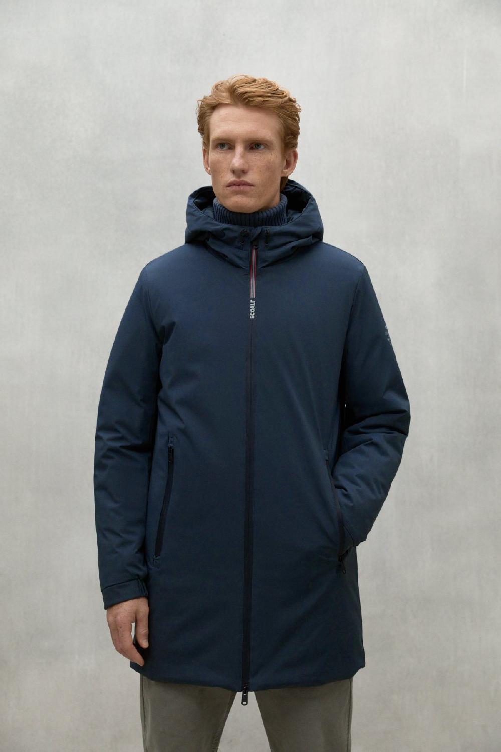 Ecoalf NAVY BLUE PASU COAT Liquidación