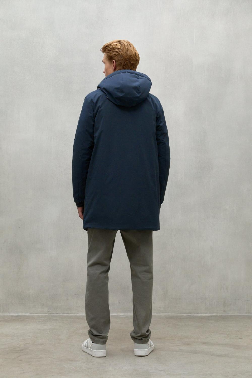 Ecoalf NAVY BLUE PASU COAT Liquidación