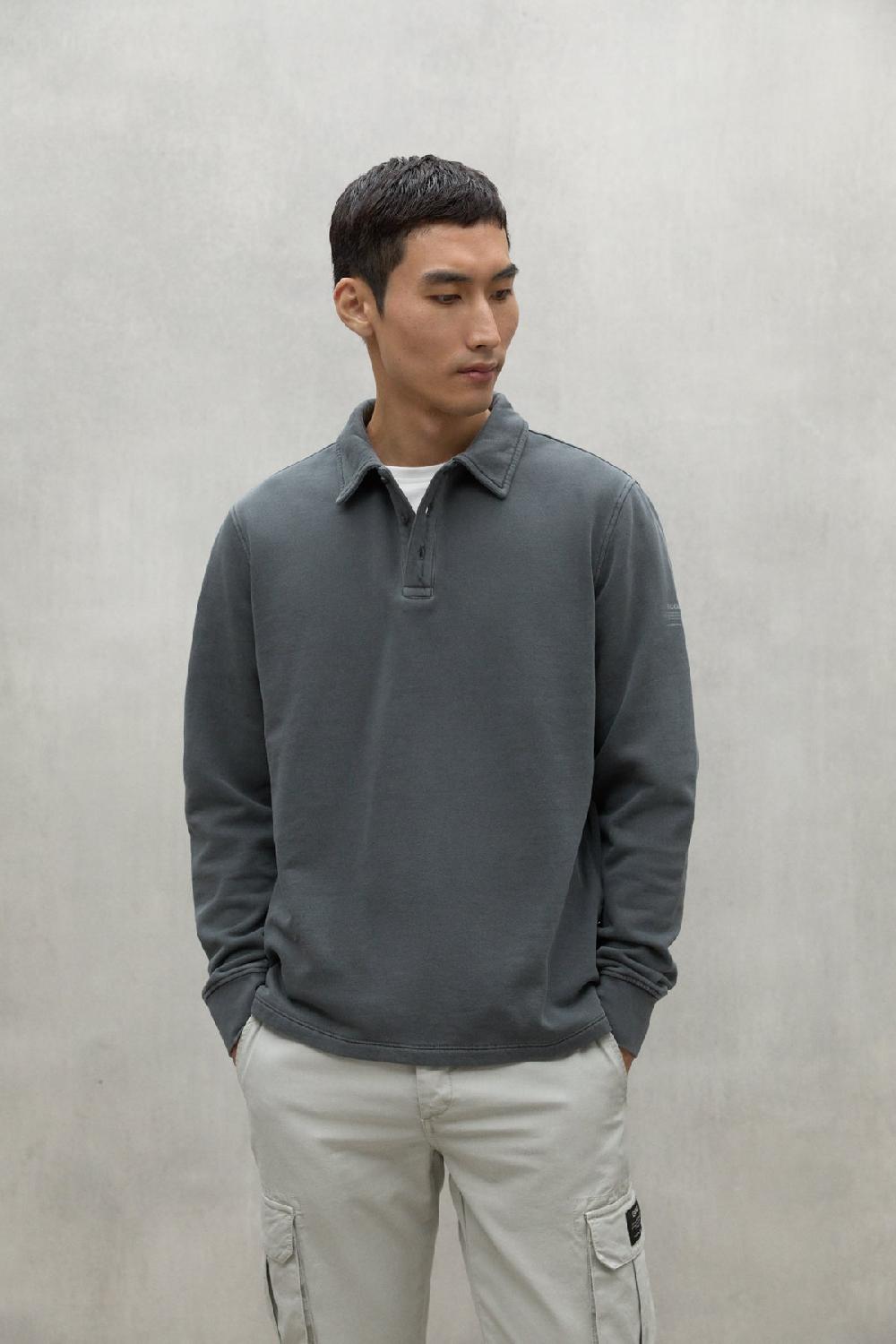 Ecoalf LUCAS POLO DARK GREY Tienda de fábrica