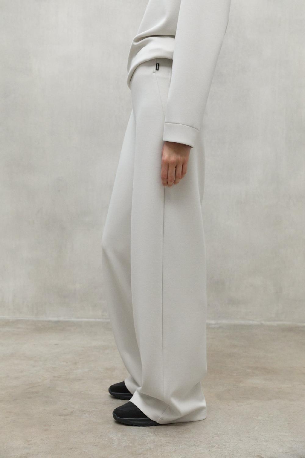 Ecoalf WHITE ARDA TROUSERS Descuento por venta flash