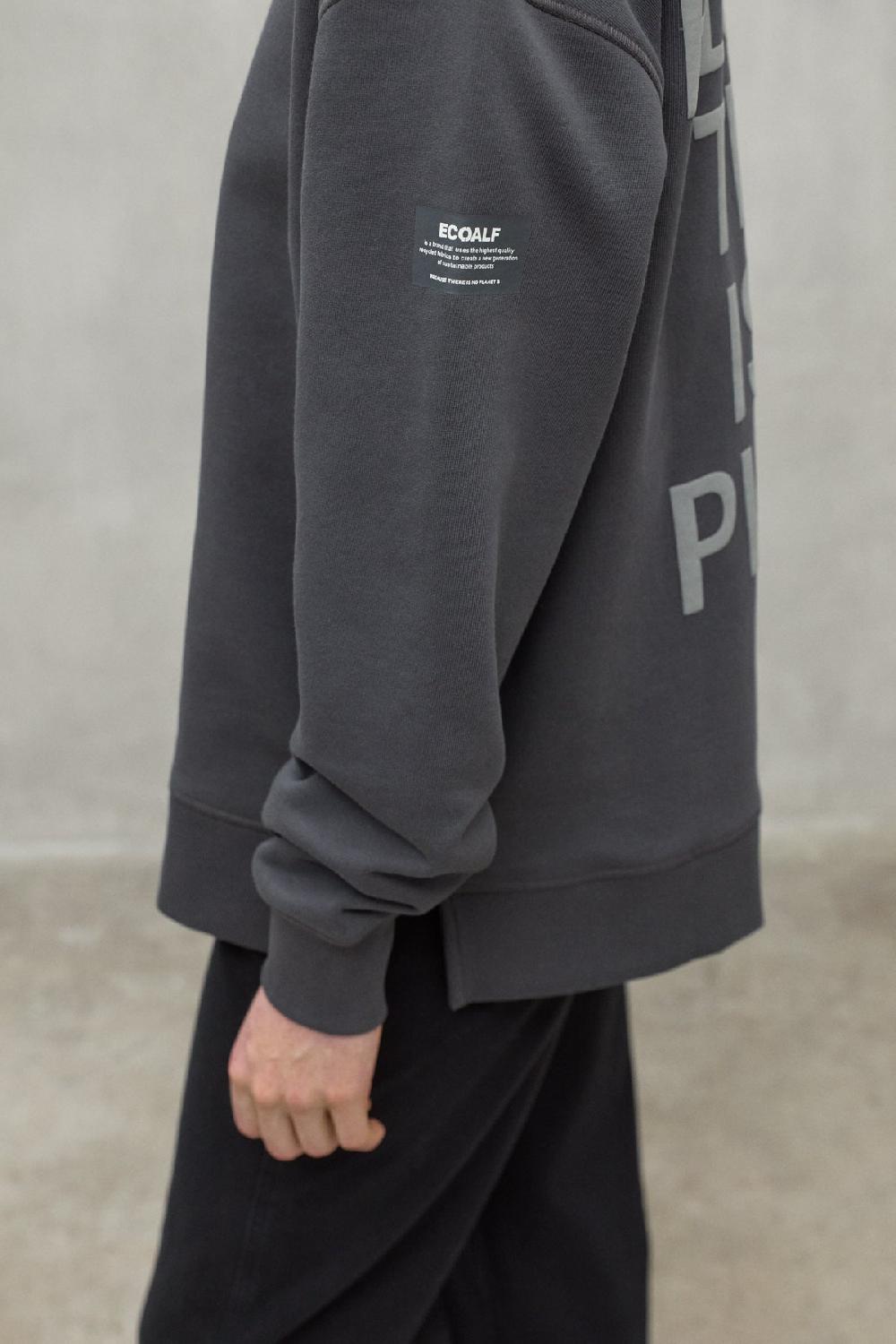 Ecoalf DARK GREY STORM SWEATSHIRT Ofertas especiales