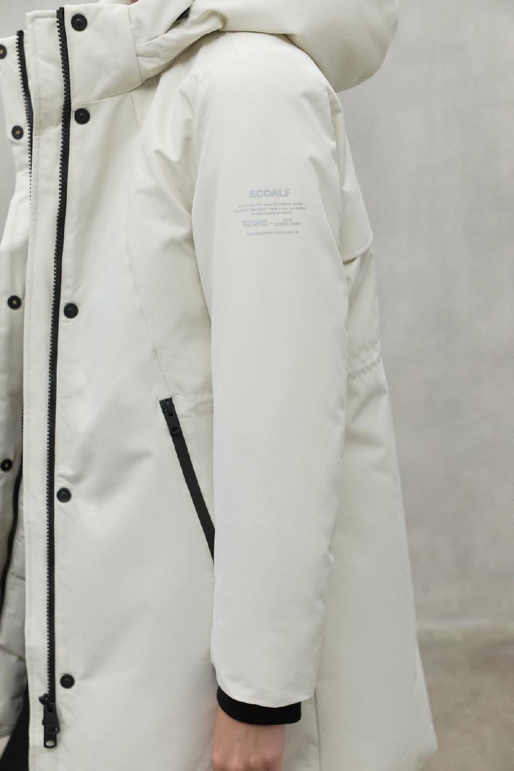 Ecoalf WHITE GLAMOUR COAT En línea