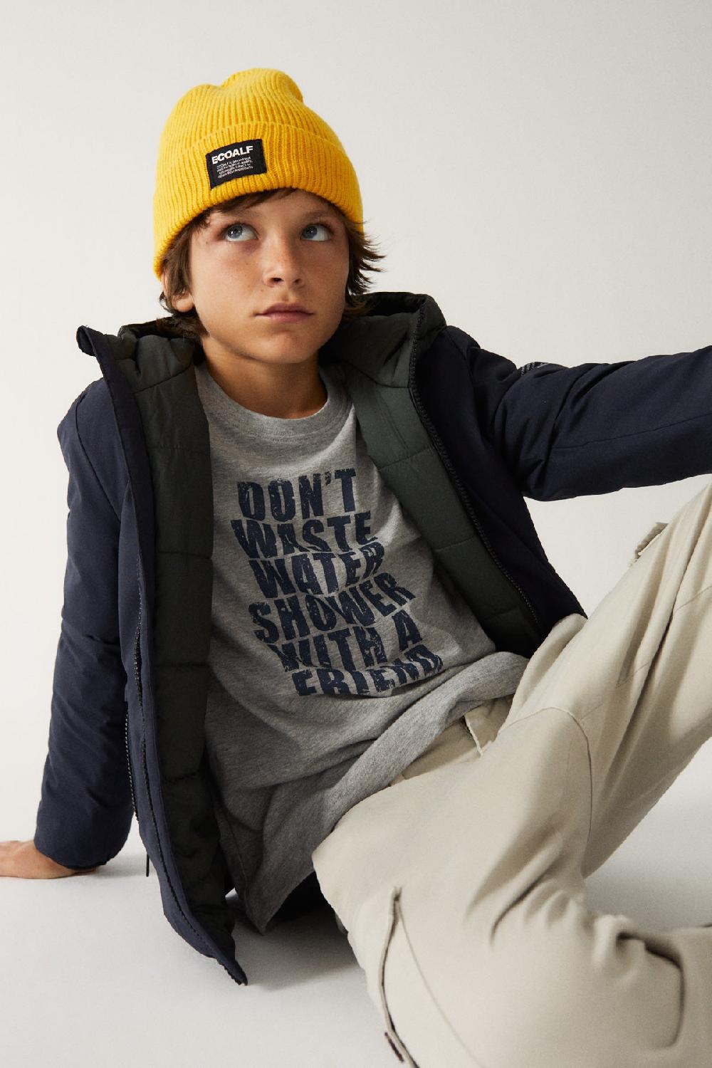 Ecoalf BLUE CARTES JACKET Descuento