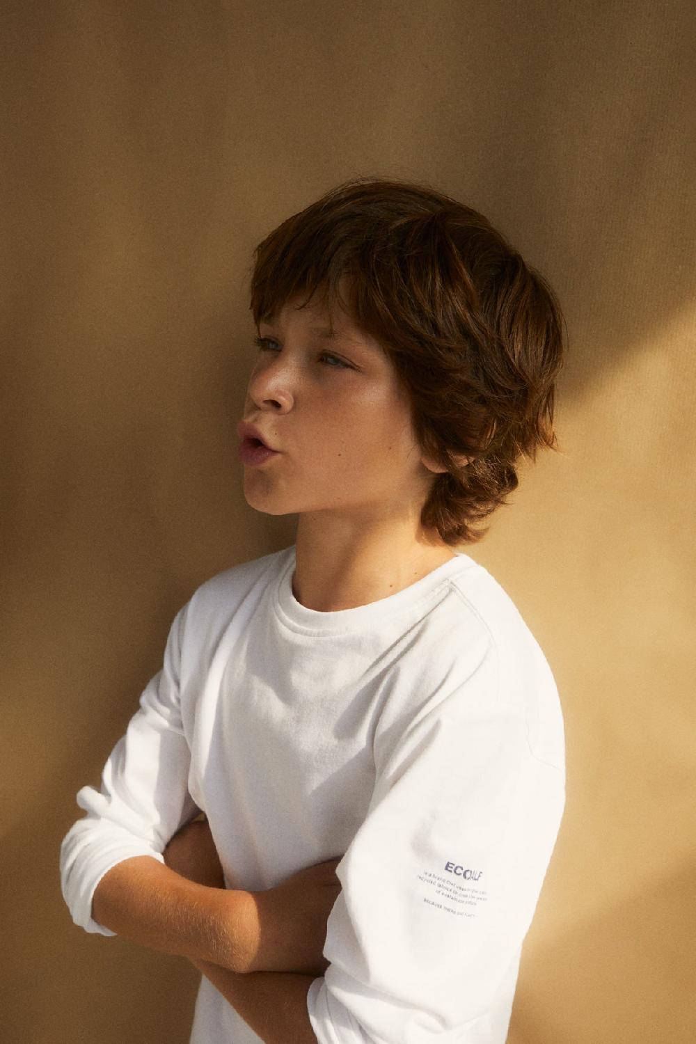 Ecoalf WHITE TIERRA LONG-SLEEVED T-SHIRT Liquidación