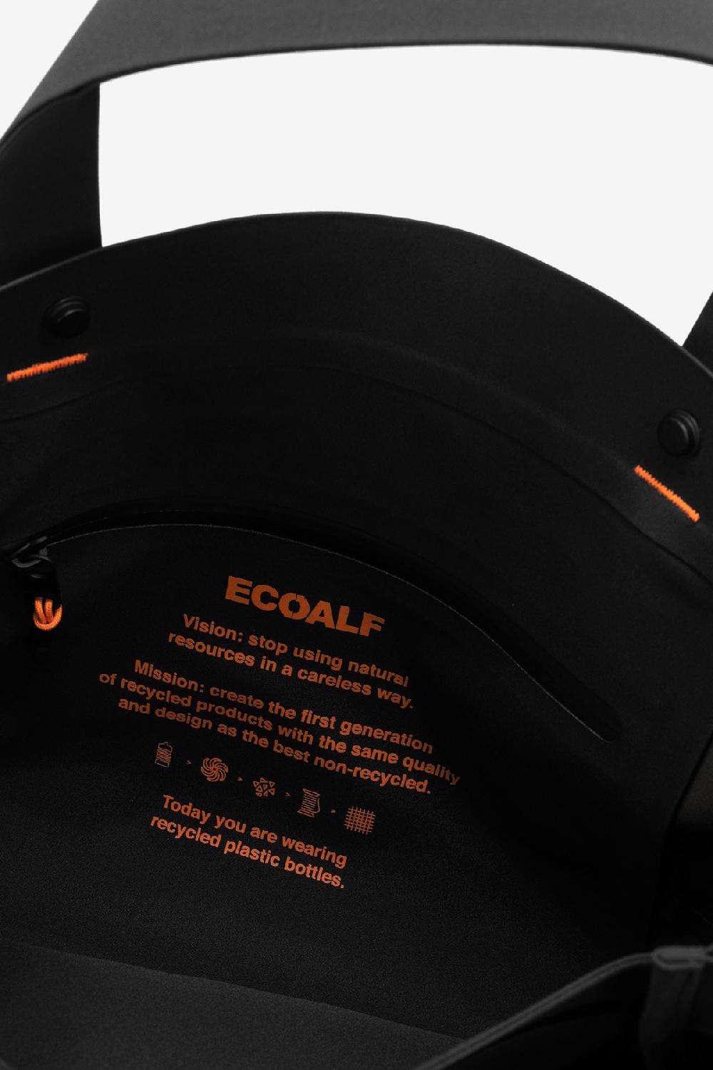 Ecoalf BLACK BONDED TOTE BAG Solo queda un día