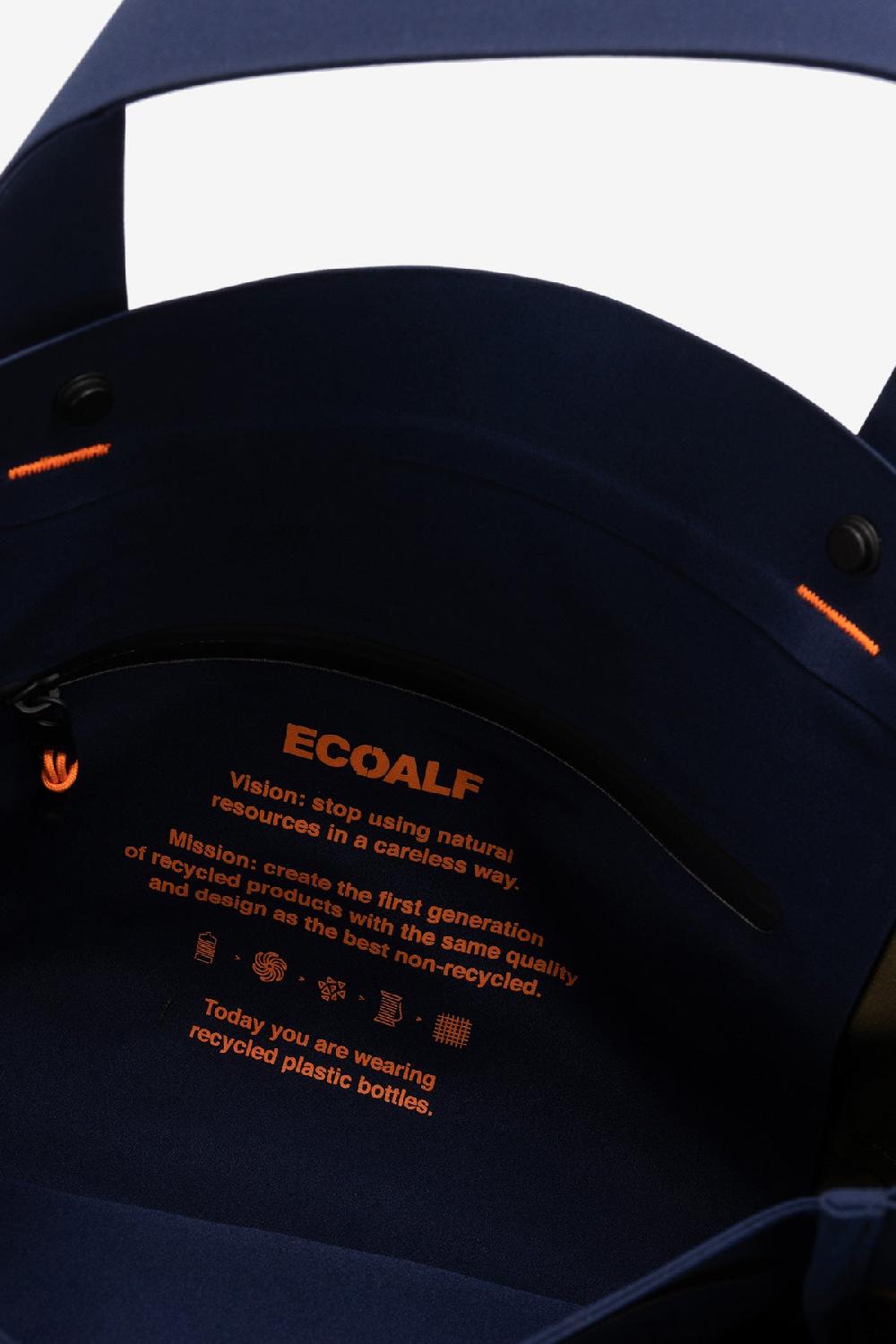 Ecoalf NAVY BLUE BONDED TOTE BAG Grandes descuentos