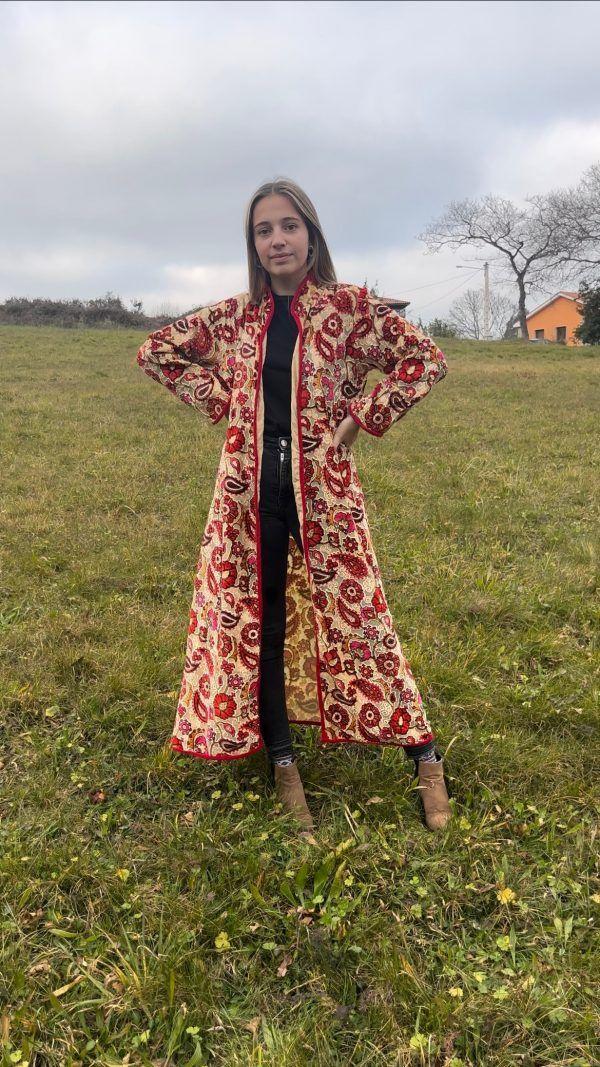 El caballo Kimono Velvet flores Oferta especial de fábrica