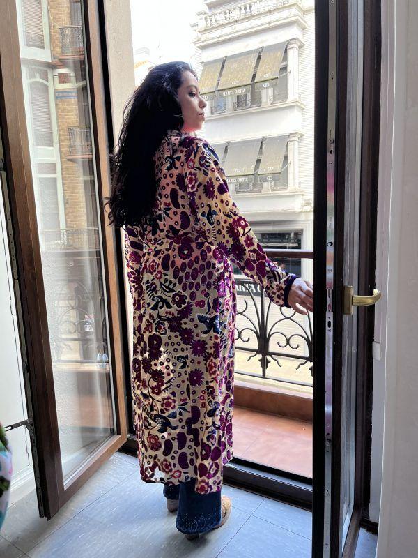 El caballo Kimono Velvet pajaros Superdescuento