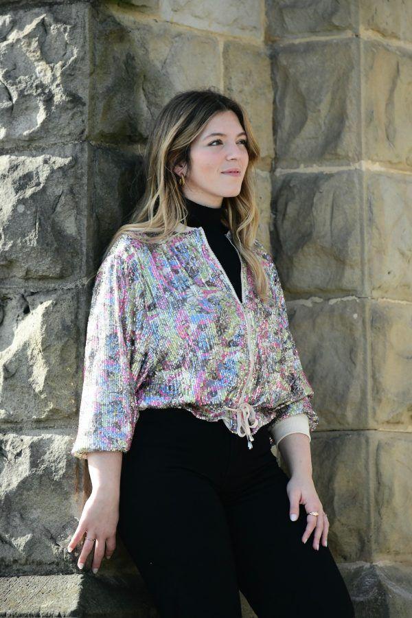 El caballo Bomber “Luxury”estampada Venta caliente
