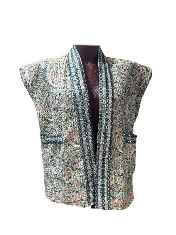 El caballo Chaleco kimono reversible Descuento