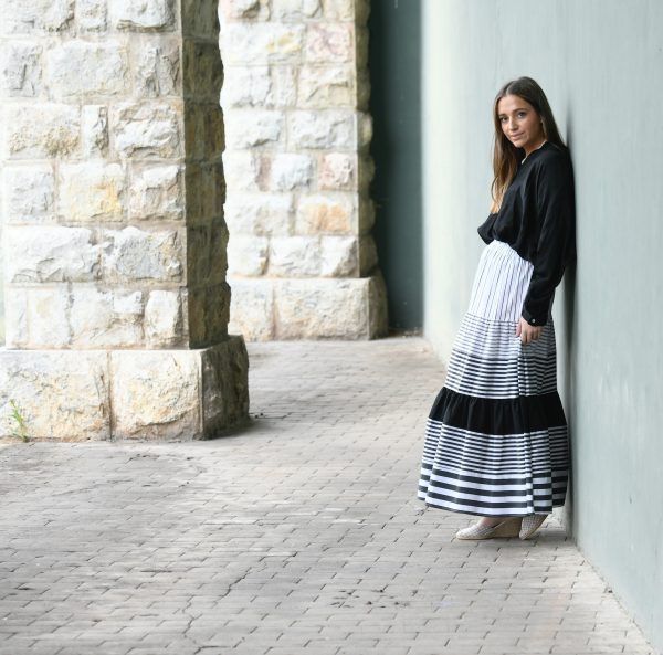 El caballo Falda de rayas Rebajas top