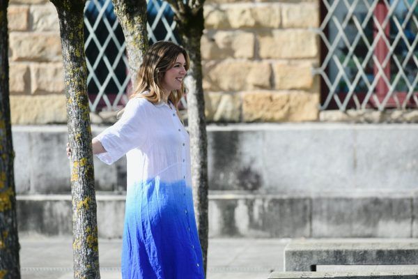 El caballo Vestido lino “Tiy Day” En oferta