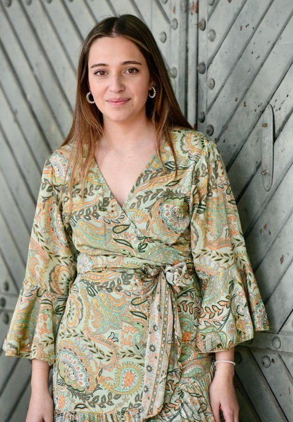 El caballo Vestido seda Oferta exclusiva