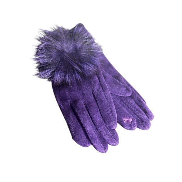 El caballo Guantes pompón piel Precio de fábrica