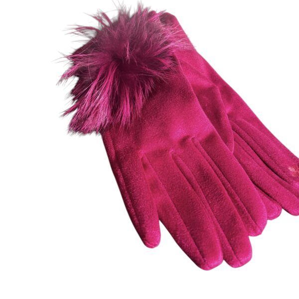 El caballo Guantes pompón piel Precio de fábrica