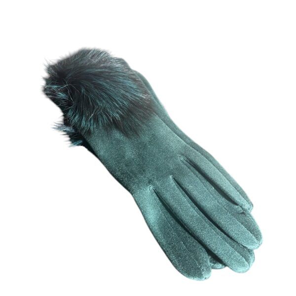 El caballo Guantes pompón piel Precio de fábrica