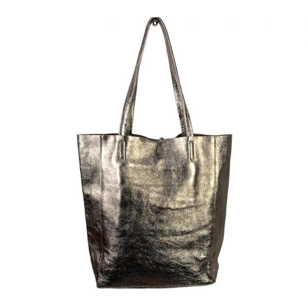 El caballo Bolso Paloma metalizado