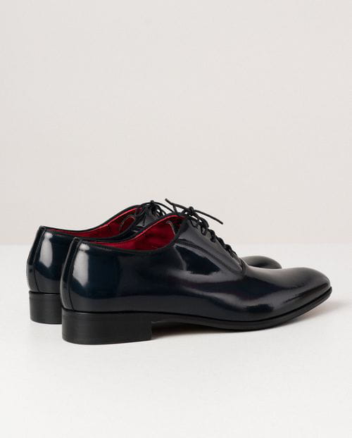Etiem Zapato de vestir marino en piel semibrillo Superdescuento