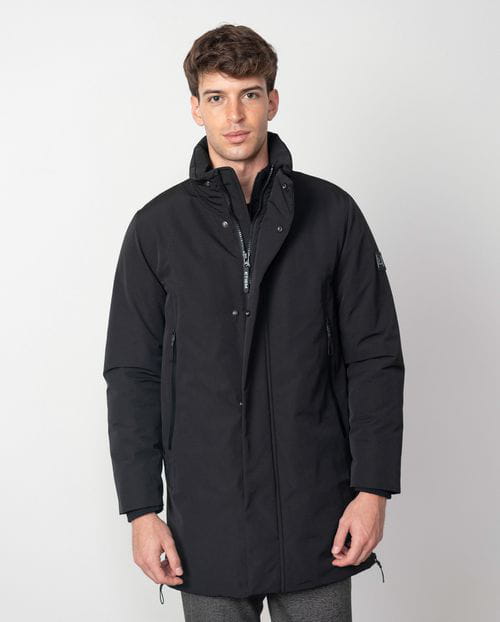 Etiem Parka acolchada de cuello tira `tipo trench´ con cremalleras waterproof Outlet online