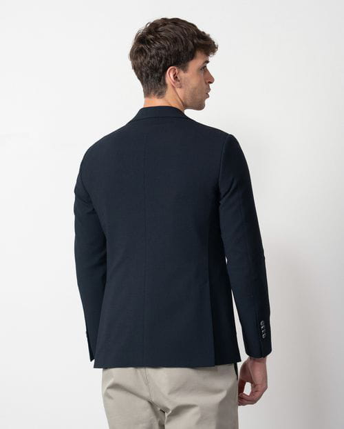 Etiem Americana tipo ´blazer´ en estructura de lana mezcla elástica Venta caliente