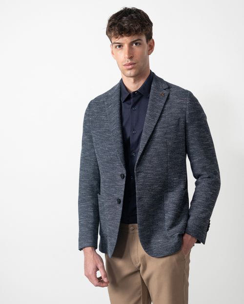 Etiem Americana de punto desestructurada slim fit sin forro En oferta