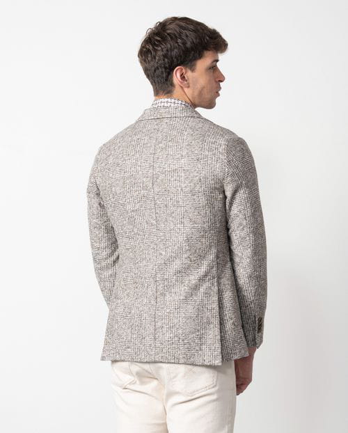 Etiem Americana de punto de cuadro gales slim fit desestructurada y sin forro Gran oferta