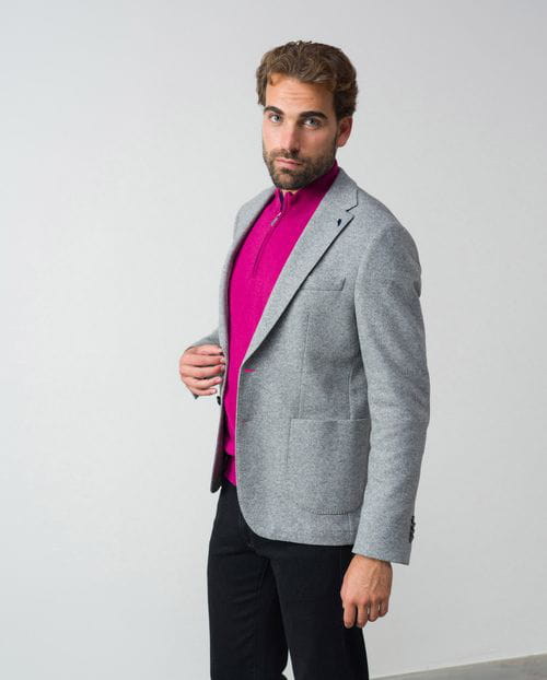 Etiem Americana desestructurada extra-slim fit sin forro y en punto ' tipo lana cocida ' Los más vendidos