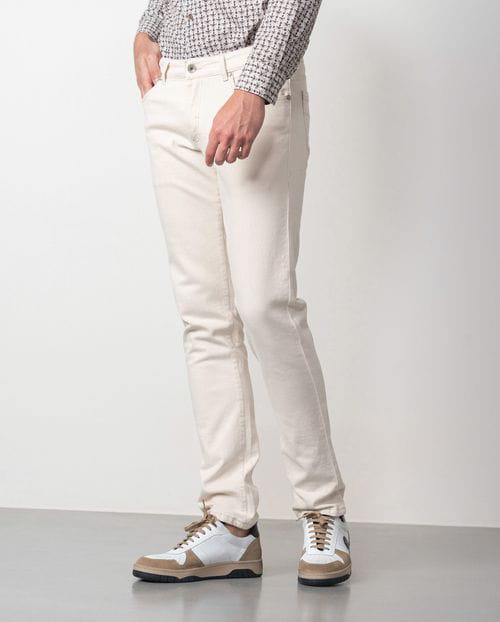 Etiem Tejano crudo elástico slim fit Envío gratis