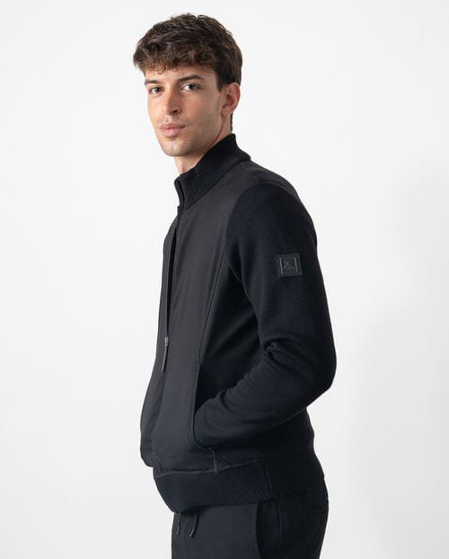 Etiem Chaqueta- cazadora combinada de punto con tejido elástico En oferta