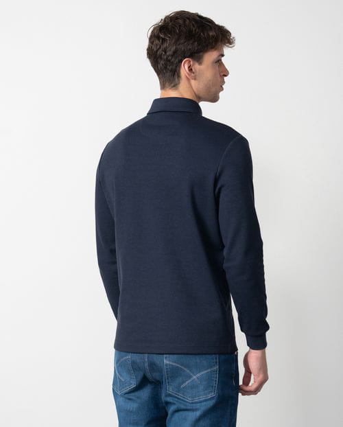 Etiem Polo camisero de botones en punto de estructura Ofertas de temporada