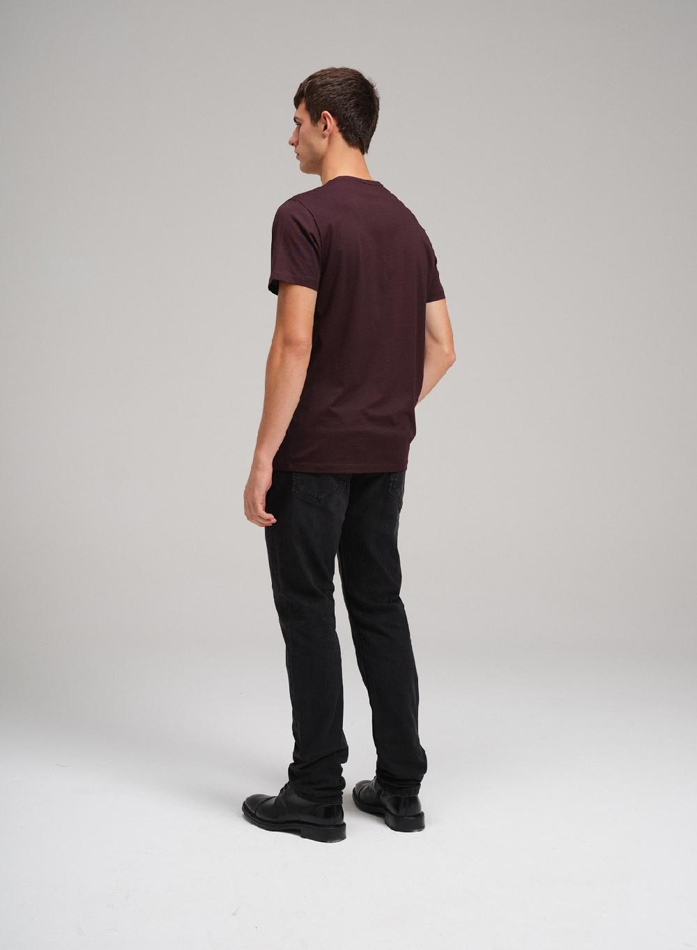 Etiqueta negra Remera luxury cuello V Oferta especial de fábrica