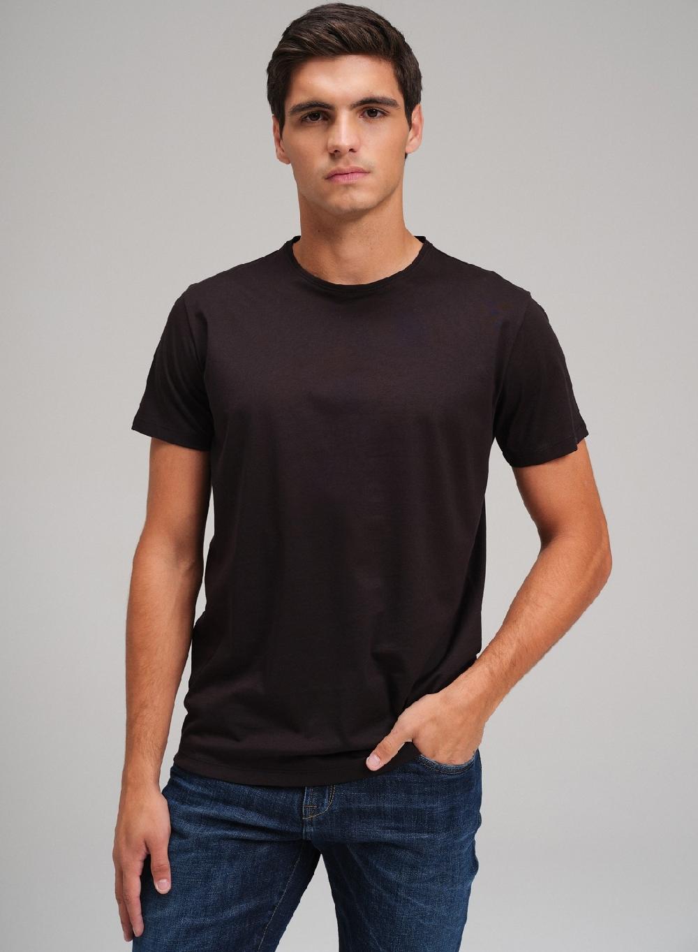 Etiqueta negra Remera luxury cuello U Envío internacional gratuito