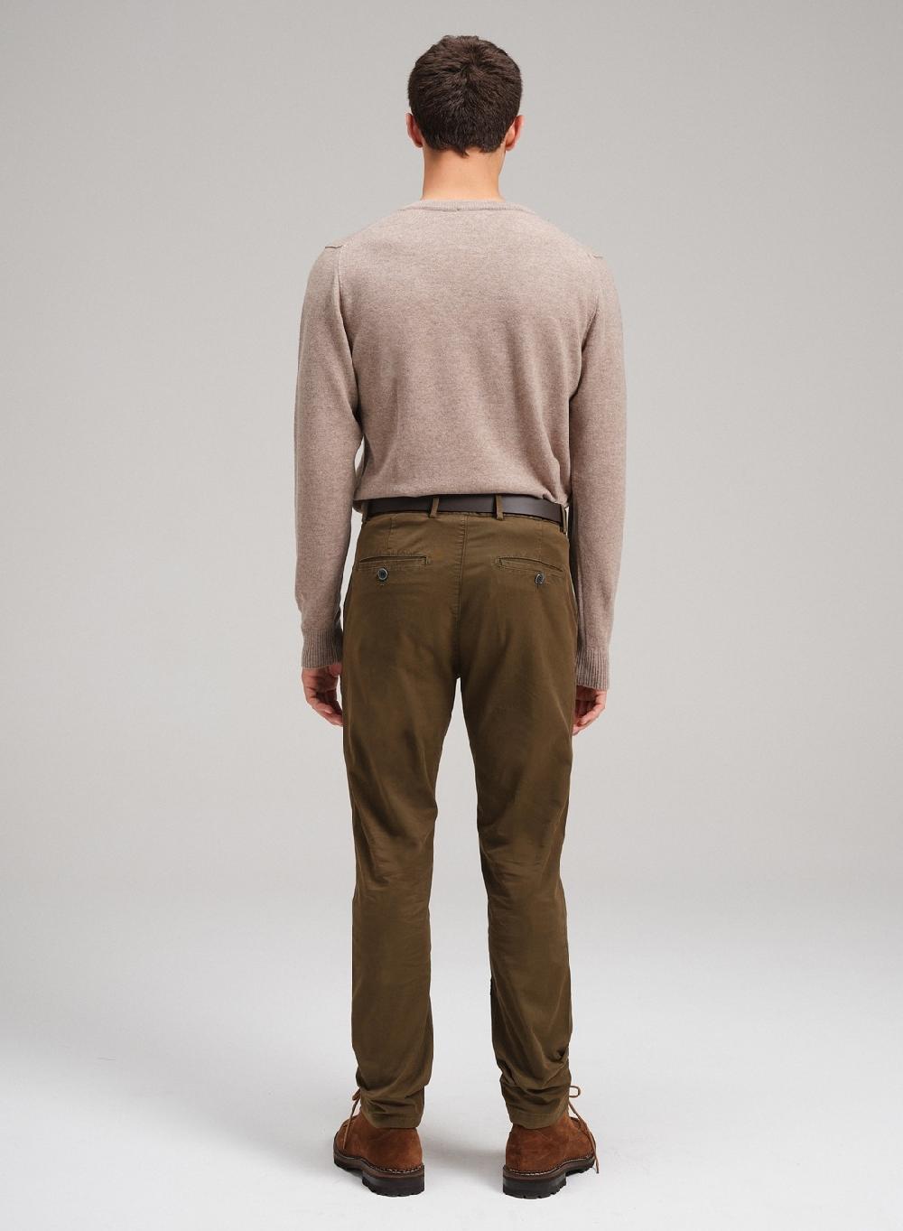 Etiqueta negra Sweater cuello U vivo lana cashmere ÚLTIMAS EDICIONES
