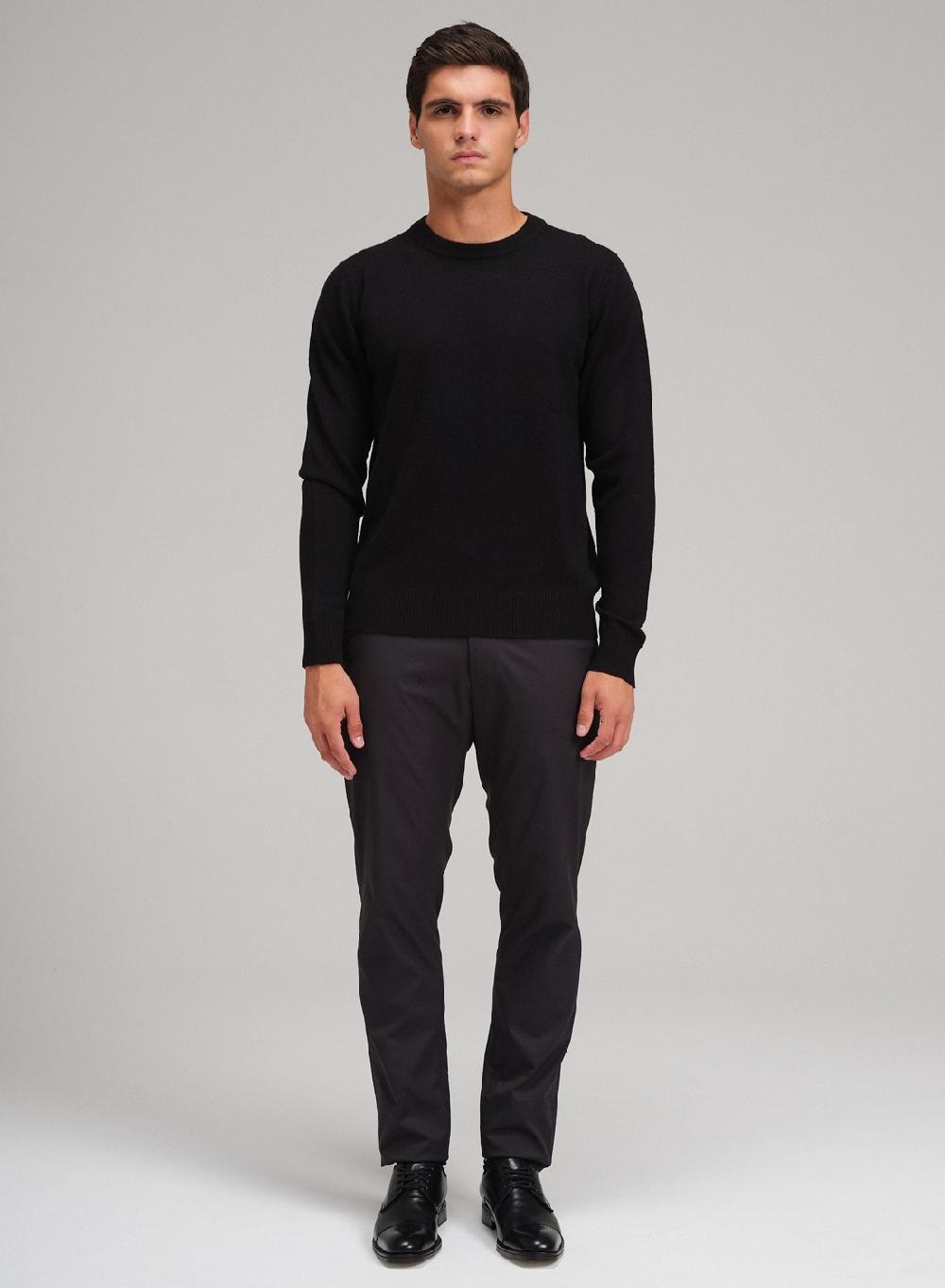 Etiqueta negra Sweater cuello U vivo lana cashmere Últimos 2 días