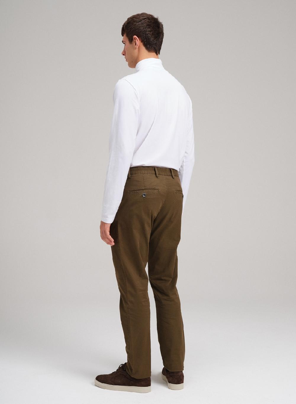 Etiqueta negra Pantalon trabas gabardina lavado Ahorra y exporta