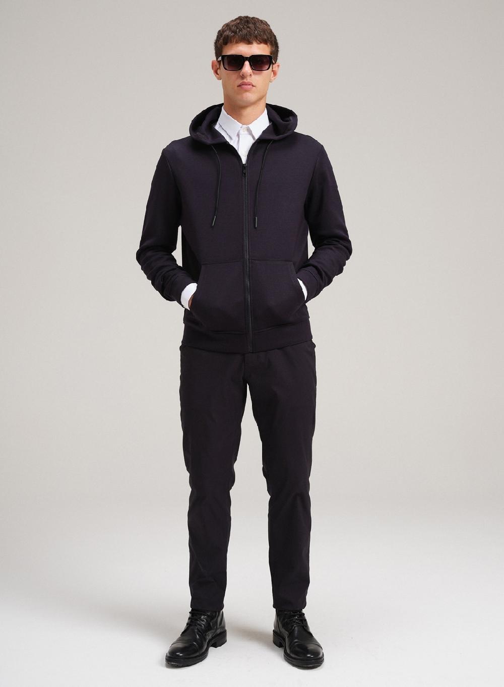 Etiqueta negra Campera hoodie scuba oversize Rebajas de fin de temporada