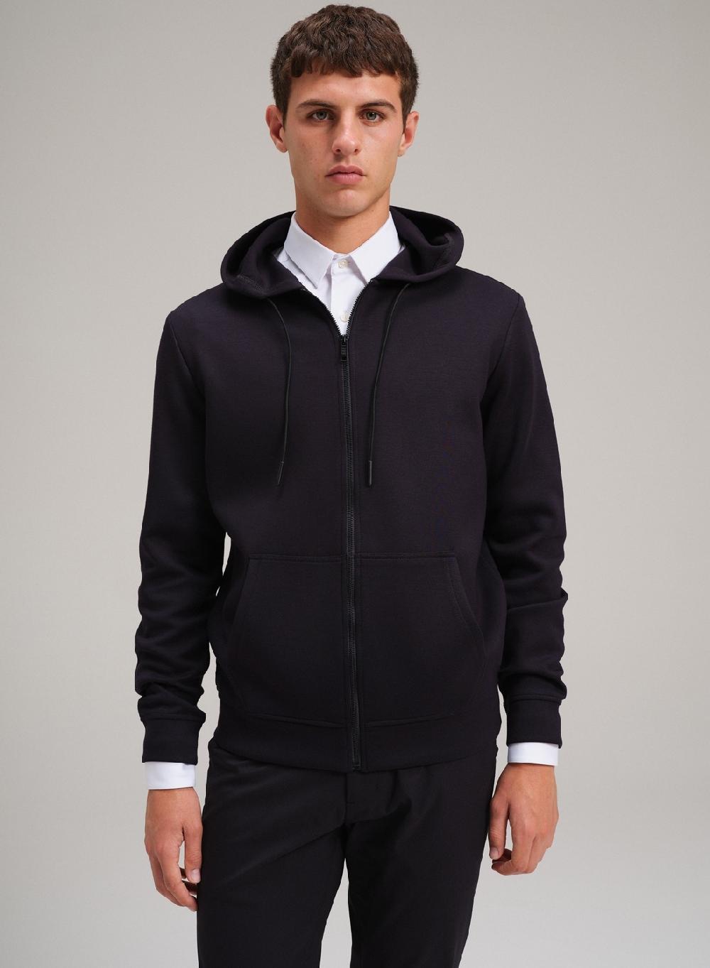 Etiqueta negra Campera hoodie scuba oversize Rebajas de fin de temporada