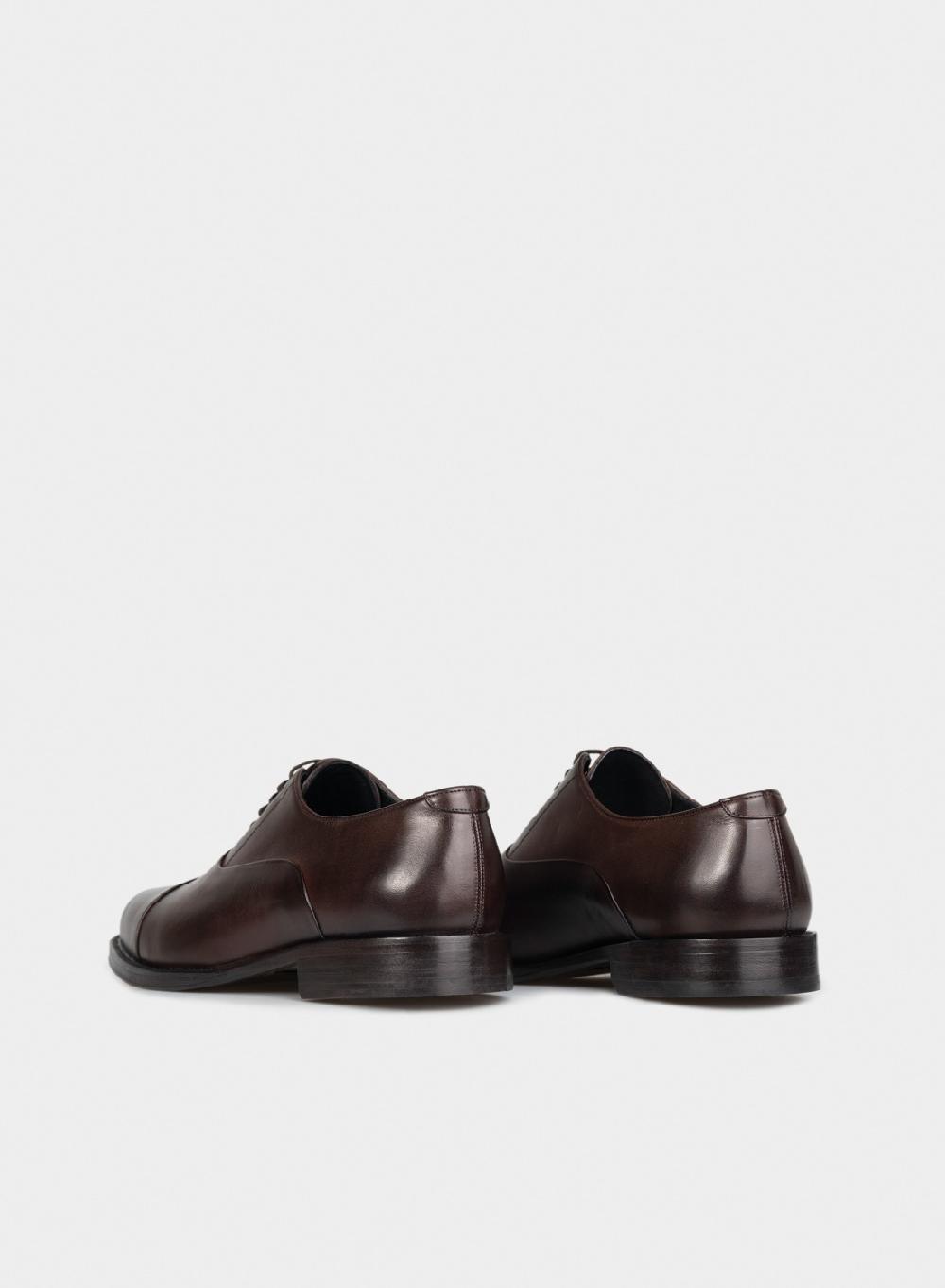 Etiqueta negra Zapato acordonado recorte y puntera Ofertas
