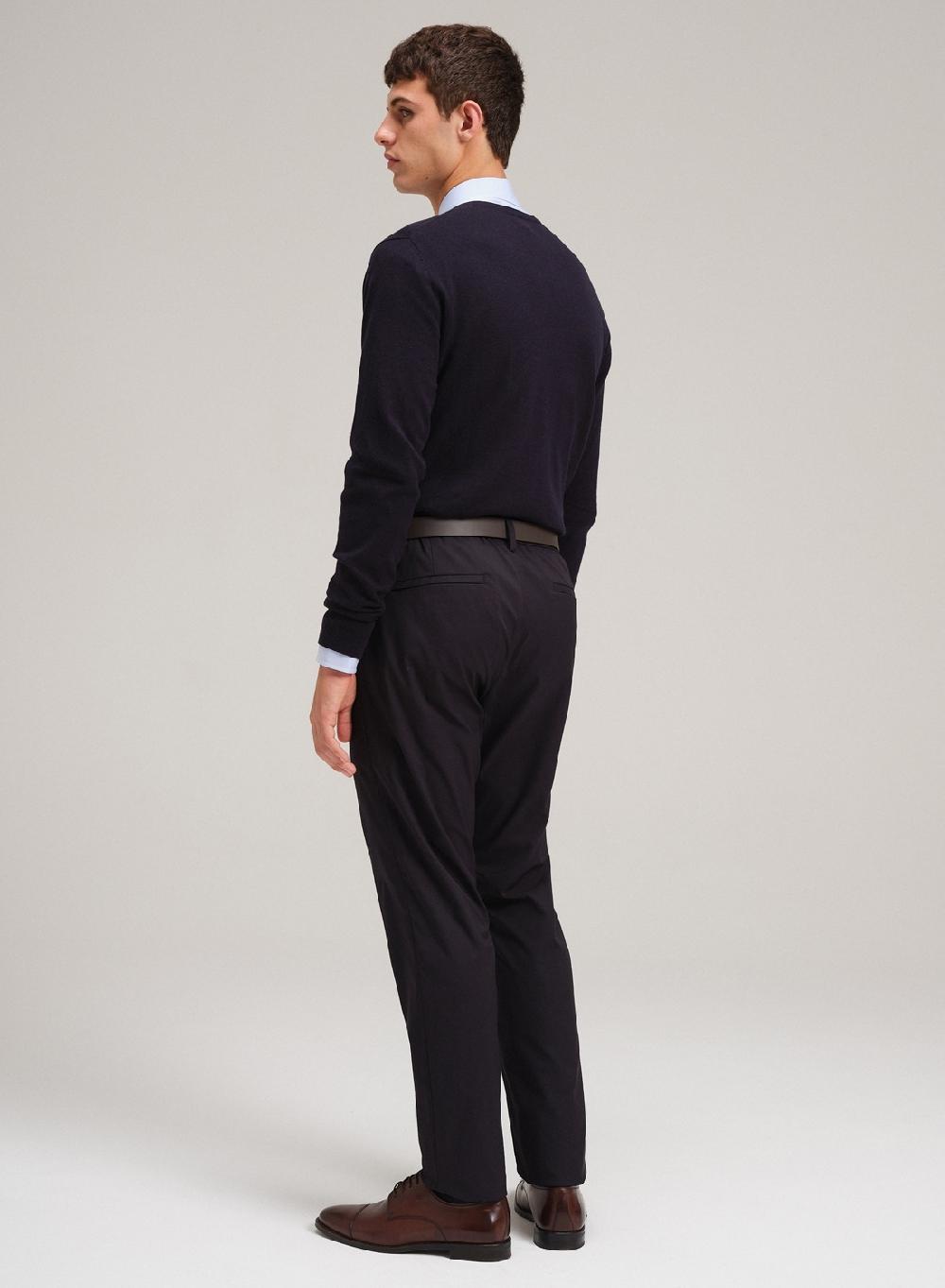 Etiqueta negra Sweater cuello V algodon cashmere Envío gratis