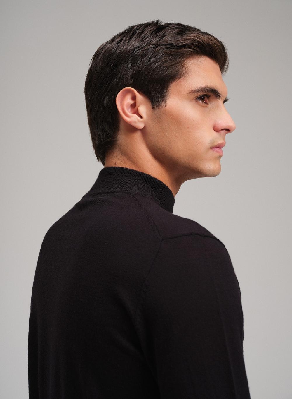 Etiqueta negra Media polera merino Últimos 3 días