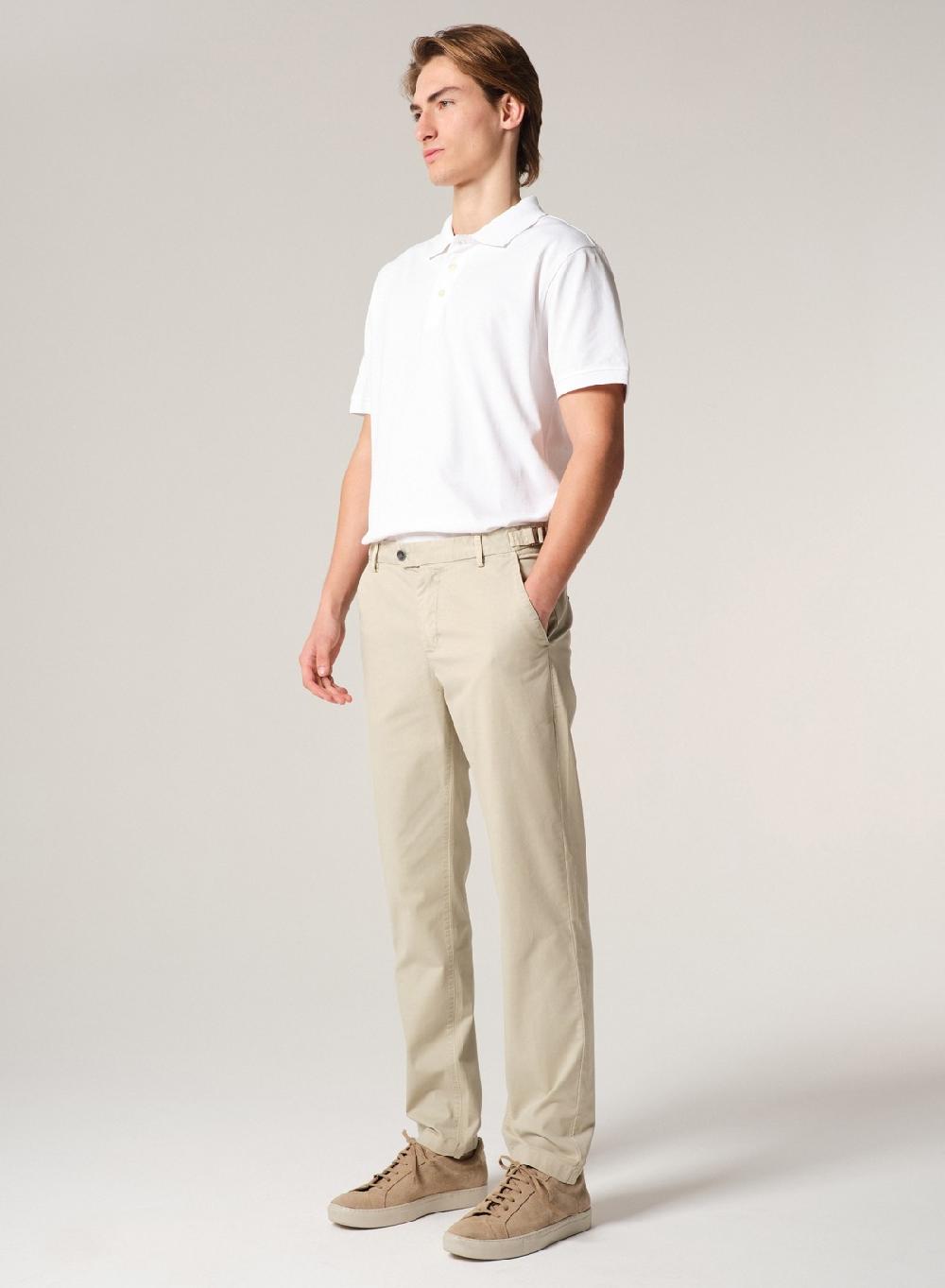 Etiqueta negra Pantalon trabas gabardina lavado